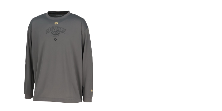 ゴールドシリーズ プリントロングスリーブシャツ CBG252355L チャコール［1800］ 5,720円（税抜価格 5,200円）