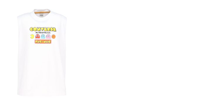 Jr.プリントノースリーブシャツ CBS461362 ホワイト［1100］