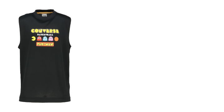 Jr.プリントノースリーブシャツ CBS461362 ブラック［1900］