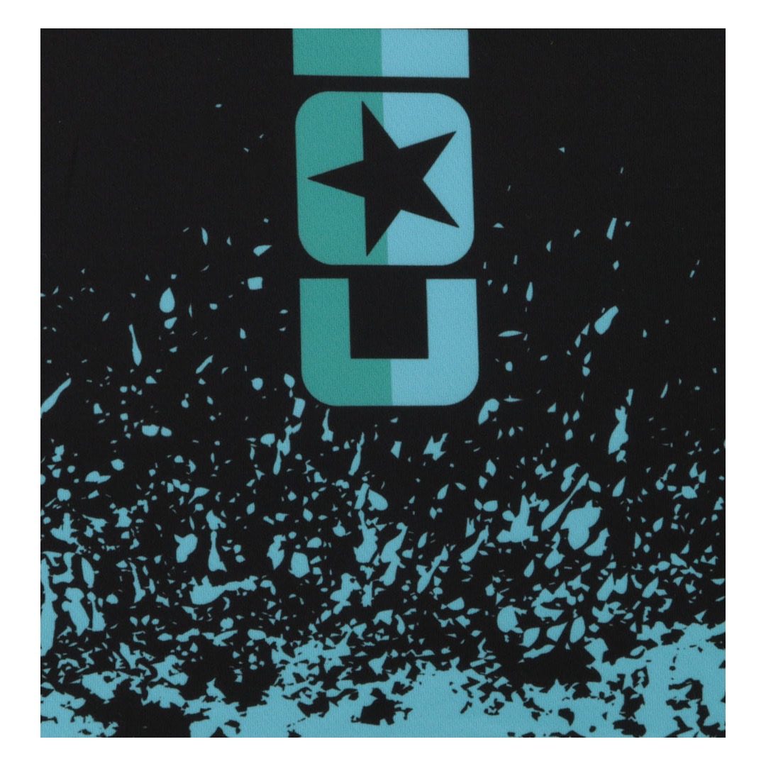 ブラック／ターコイズ