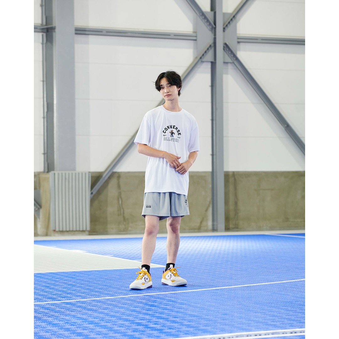 CB251356 プリントTシャツ - ホワイト［1100］ │ CONVERSE