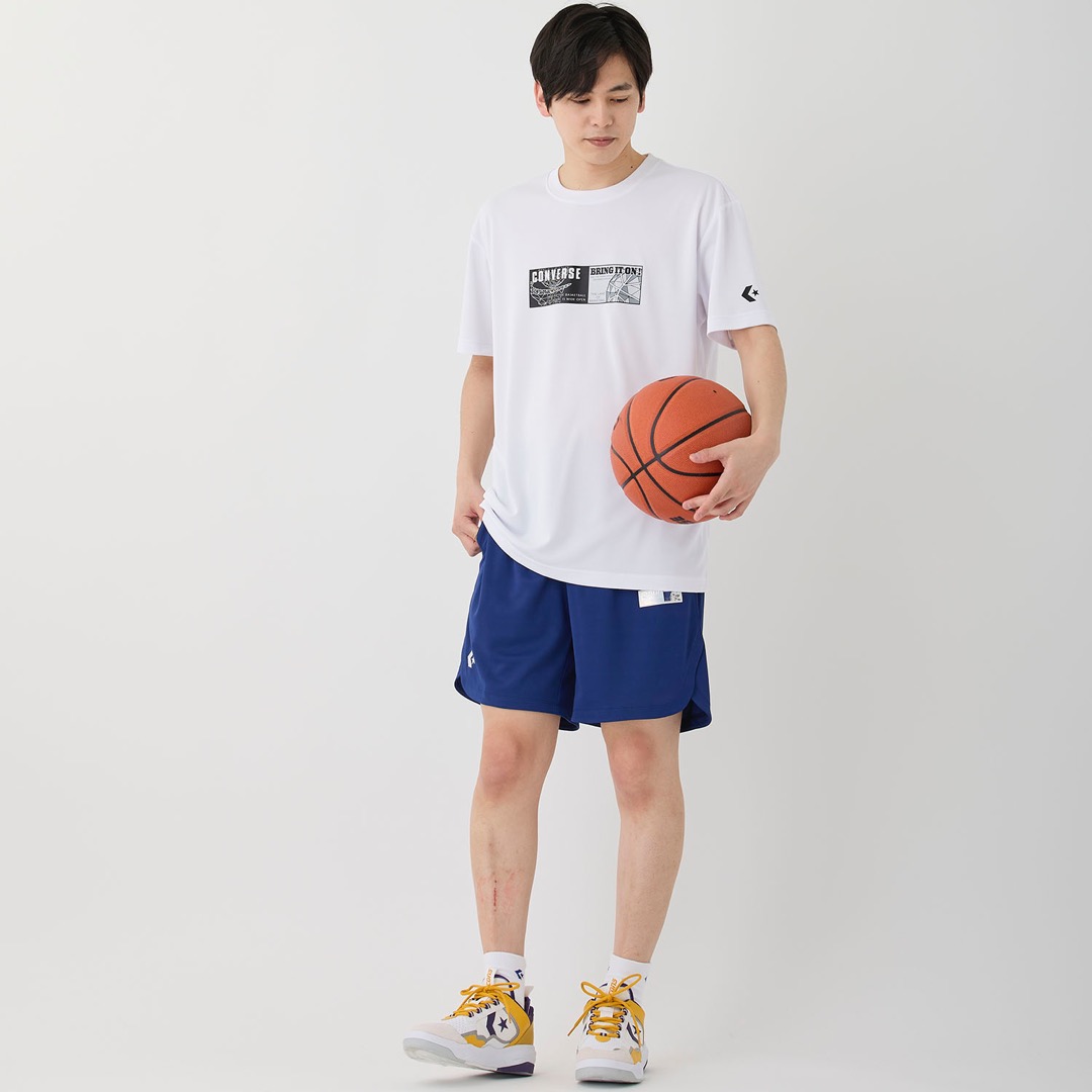 CB251360 プリントTシャツ - ホワイト［1100］ │ CONVERSE