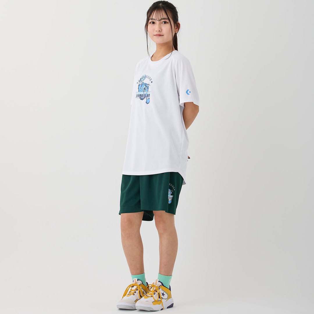 CB351352 ガールズプリントTシャツ - ホワイト［1100
