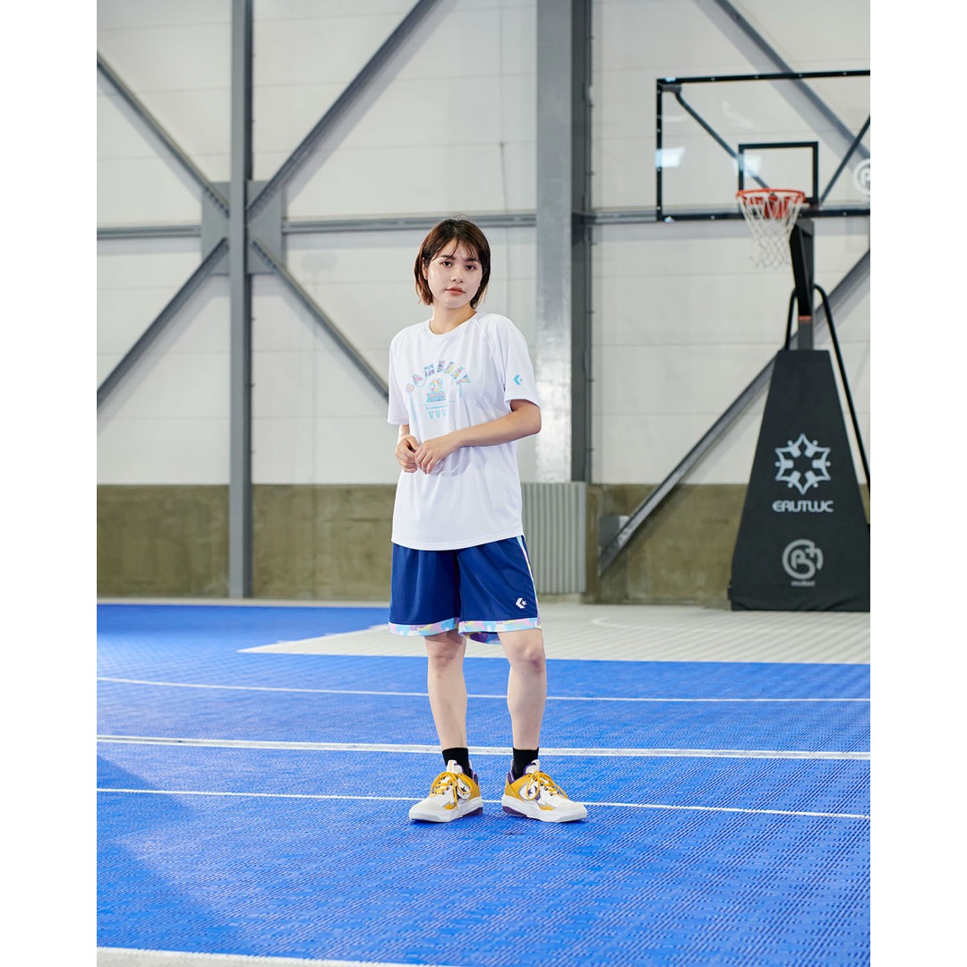 CB351353 ガールズプリントTシャツ - ホワイト［1100