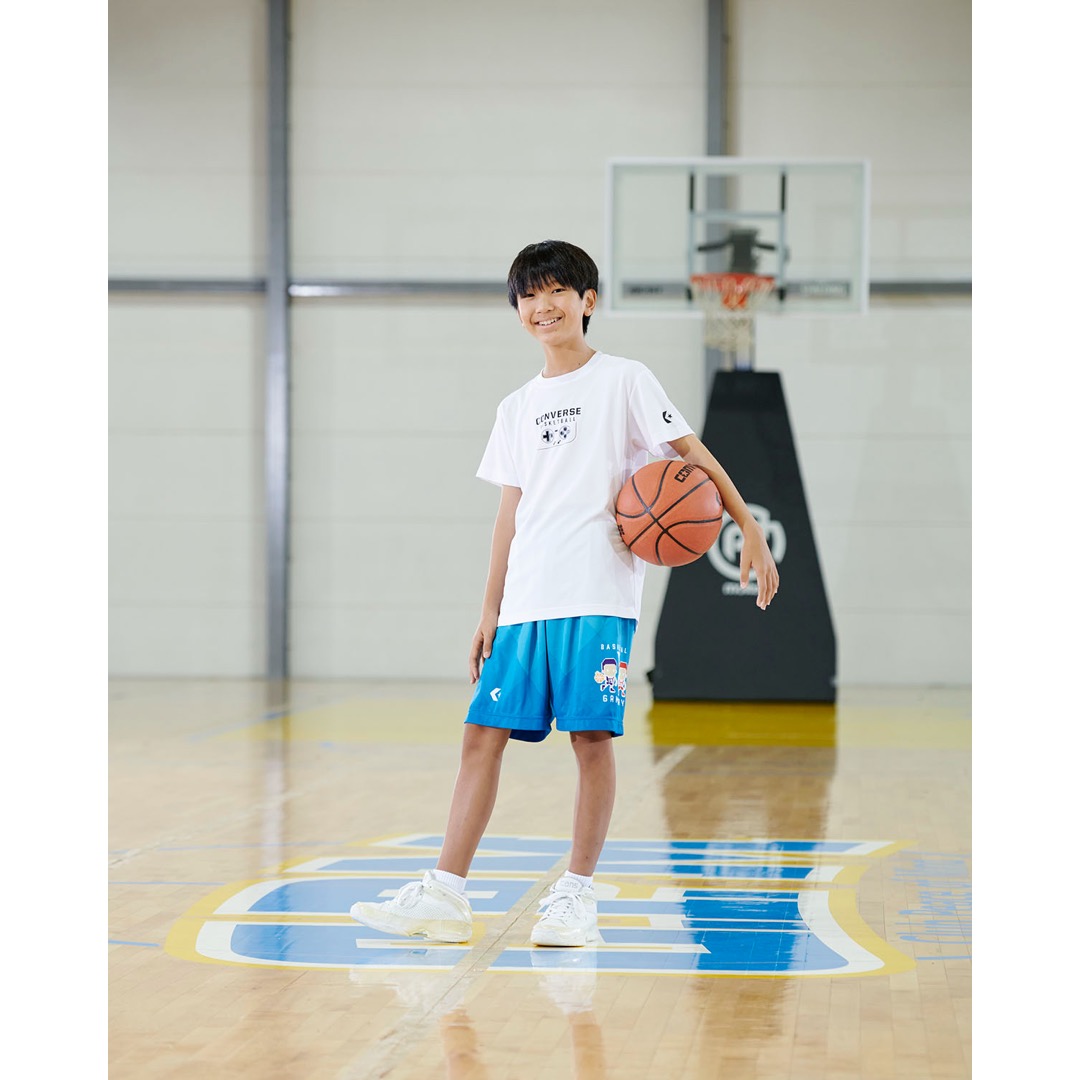 CB451352 Jr.プリントTシャツ - ホワイト［1100］ │ CONVERSE