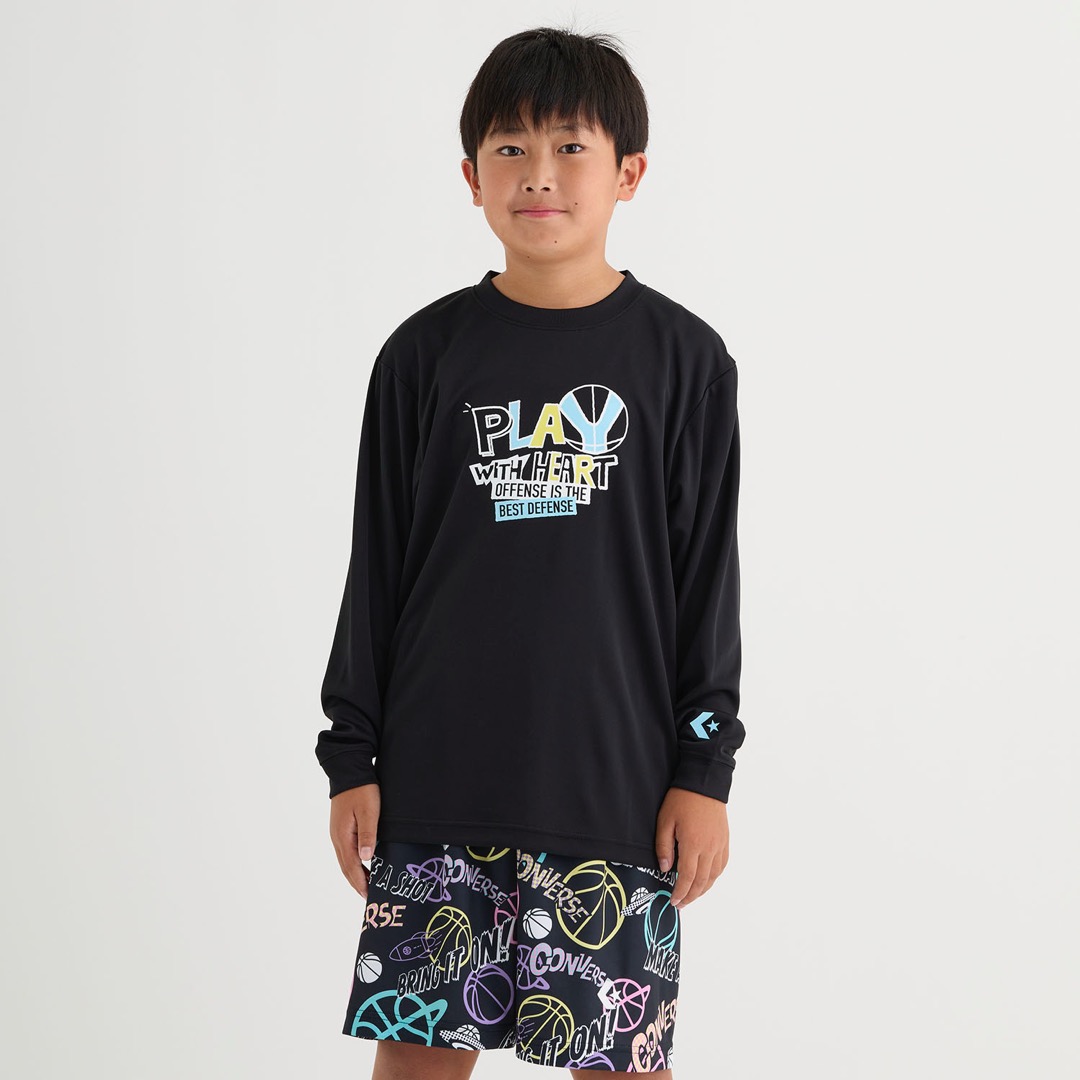 ブラック×パステルブルー